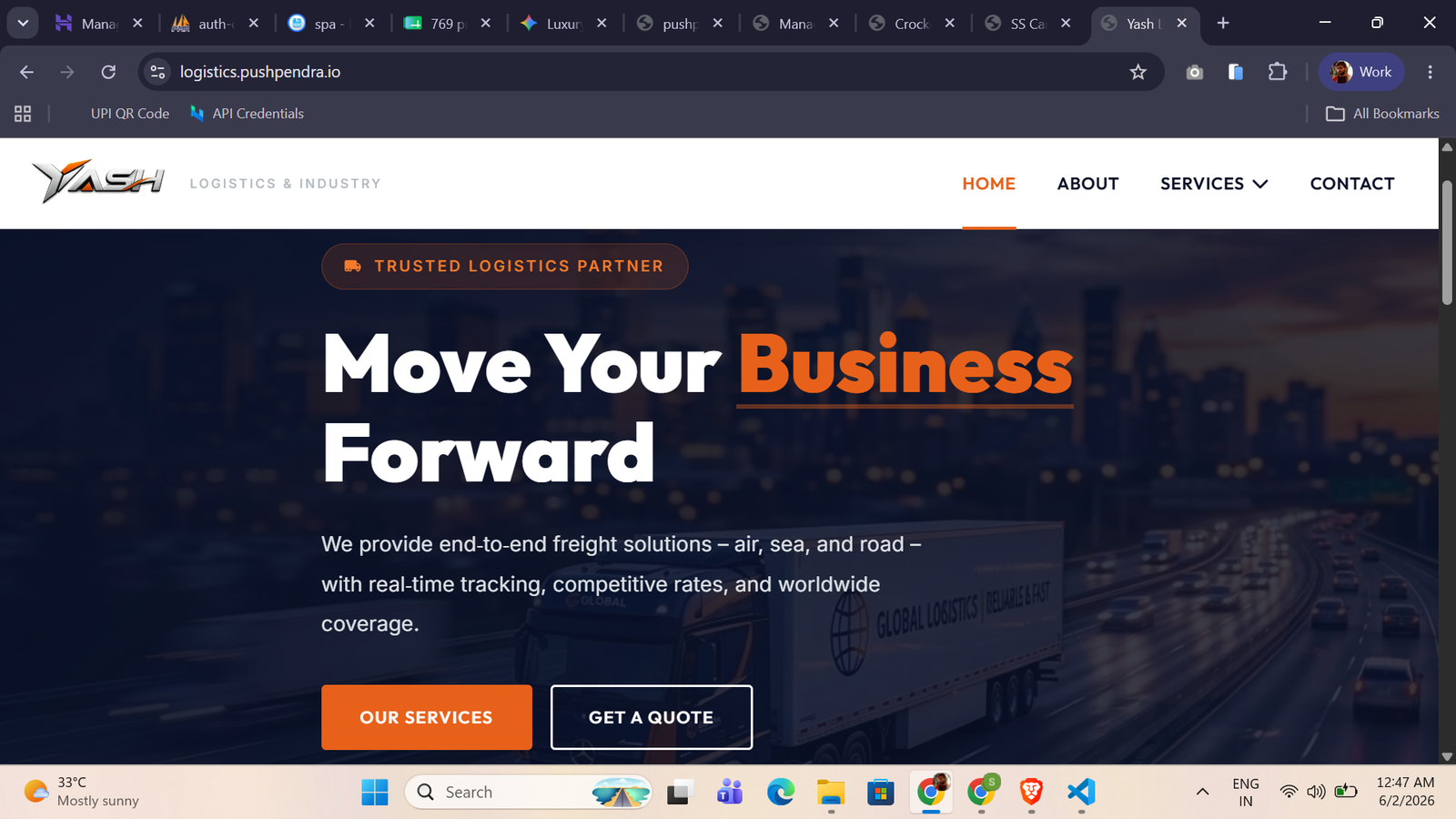 Logistics industry